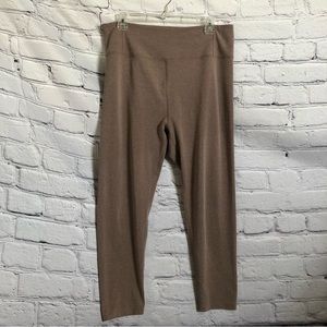 Girlfriend Collective High Waist Leggings XXXL Cropped Medium Brown Taupe